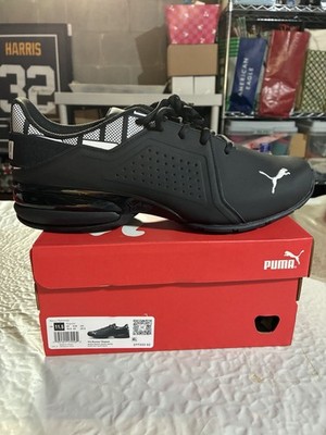 PUMA Men's Viz Runner repeat All Black New In Box 11.5
