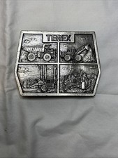Vintage GM Terex Heavy Equipment 4 Square Promo Belt Buckle
