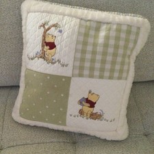 DISNEY Winnie The Pooh 12 x 12 Baby Patchwork Throw Pillow Babies 'R Us