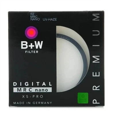 B+W 49_52_55_58_62_67_72_77_82Mm UV Filter XS PRO MRC Nano UV HAZE Protective BW - Image 1 of 4