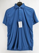 Collars and Co Collar Polo Geometric Pattern Size M Polka Dot