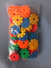 50 Steckblumen ,im Beutel, Schneeflocken zum Stecken,  42 mm, Ostern