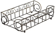 Boston International Garden Gate Design Guest Towel Napkin Holder Caddy,
