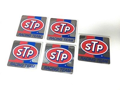 5 STP Racing Team Aufkleber /  Sticker - Decal - Benzin - Tankstelle - Diesel 