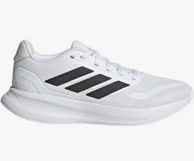 adidas Runfalcon 5 Low Top Lace Up Running Sneakers White/Black IE8579