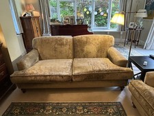  Velvet Upholstered Sofa Set,  single or both - collection only