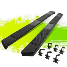 5.5" Flat Style Matte Step Nerf Bar Running Boards for Ram 1500 Quad Cab 19-22