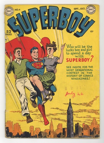 Superboy #4 FR 1.0 1949