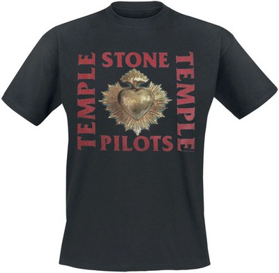 Stone Temple Pilots T-Shirt Herren Heart schwarz