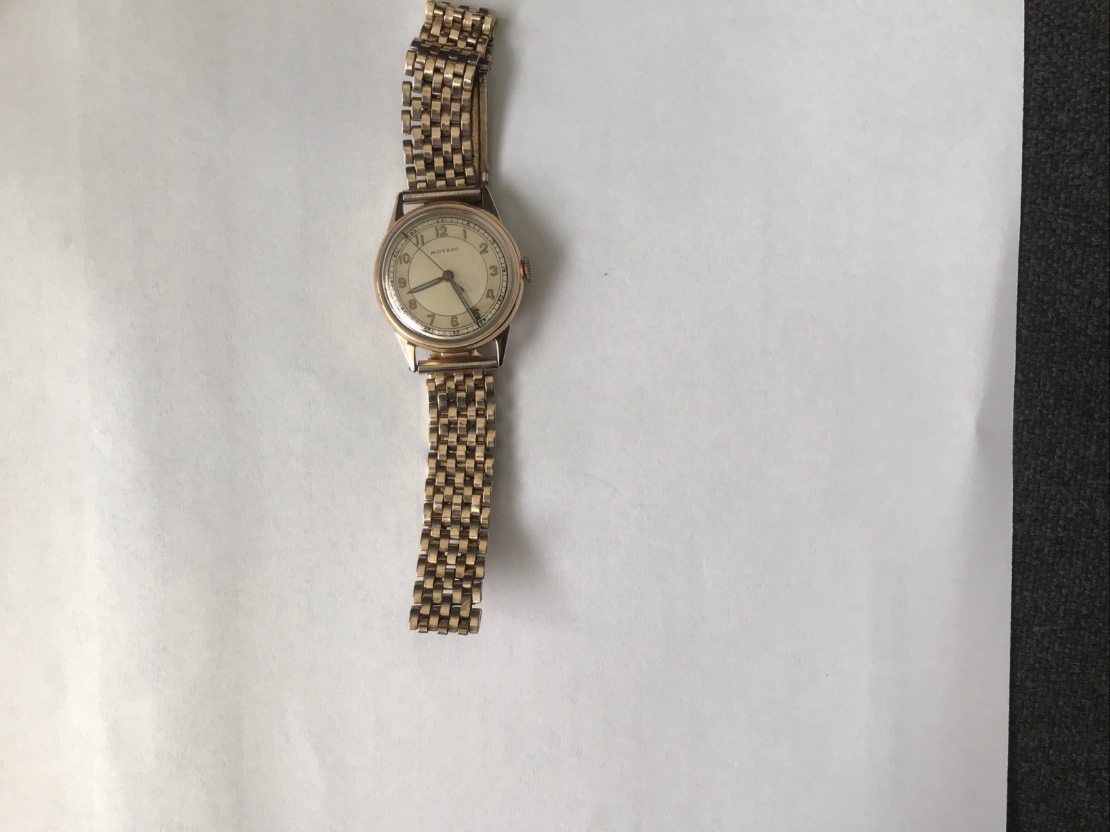 Vintage Movado 14k Gold Unisex Watch