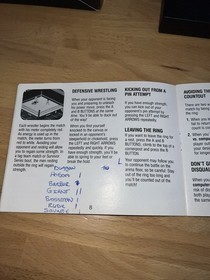 WWF WrestleMania Challenge NES Video Game with Manual PAL NES Nintendo boxed