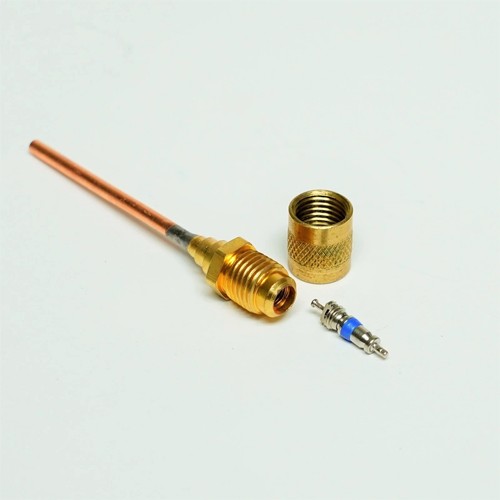 Copper Tube Refrigerator Access Valve 1/8" CD8408 Bulk