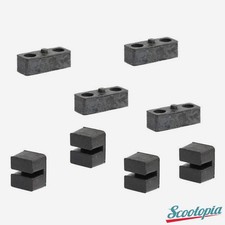 Scootopia Lambretta Series 3 LI SX TV Rubber Fuel Tank Buffer Set