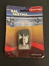 Ral Partha Evil Wizard Miniature Pewter Figure D&D 1982 Blister Tom Meier Sculpt