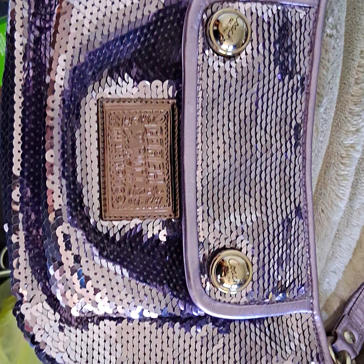 Purple Poppy Coach Purse for sale | eBay