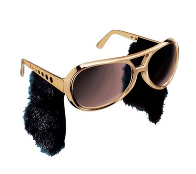Rock & Roll Sunglasses w/Sideburns From Loftus, a tradition of mirth and amazeme