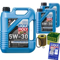 Inspektionspaket 7L Liqui Moly Longtime 5W-30 FüR BMW 5Er Touring E39 530D 525D