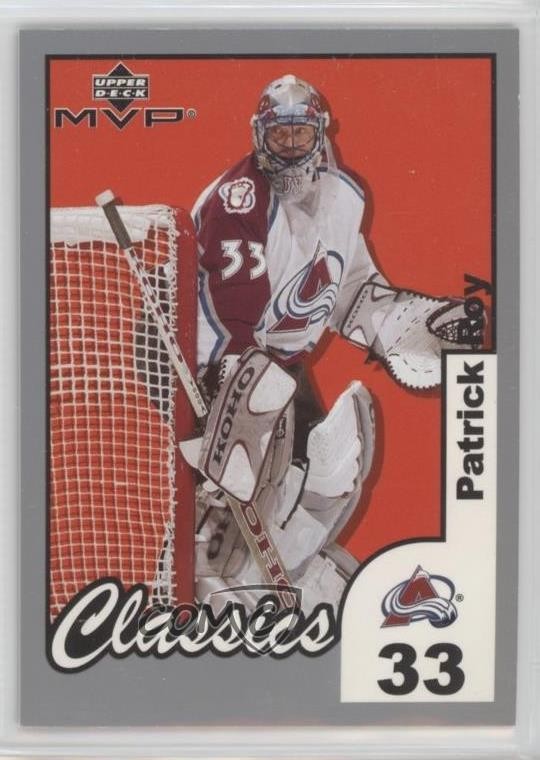 2002-03 Upper Deck MVP Classics Checklist Patrick Roy #189 HOF 04kg
