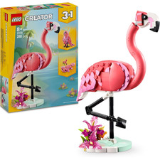 LEGO 31170 CREATOR 3 IN 1 Animali Selvatici: Fenicottero Rosa Giocattolo - Si Tr