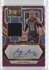 2024 Panini Select WNBA Memorabilia Purple Prizm 8/99 Maya Moore Auto 1tn7