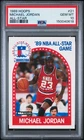 1989 HOOPS ALL-STAR #21 MICHAEL JORDAN PSA 10