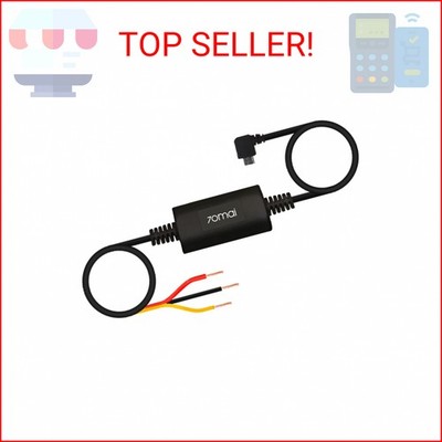70mai Hardwire Kit UP02, 10ft Micro USB Dash Cams, 12V-30V to 5V/2.4A, Low Volta