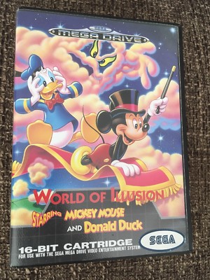 Console SEGA Mega Drive 1 Avec Jeux Donald Et Mickey - Occasion, Fonctionnelle
