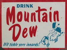 Vintage Mountain Dew Advertisement Reproduction Metal Sign FREE SHIPPING