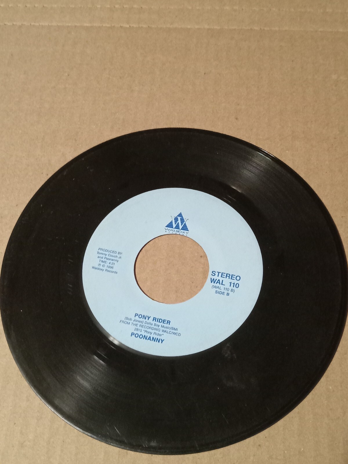 POONANNY - TOO LATE, I'M GONE / PONY RIDER    - 45-Rare