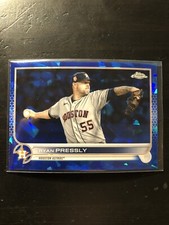 2022 Topps Chrome Update Sapphire Ryan Pressly Houston Astros #US264 Card PWE