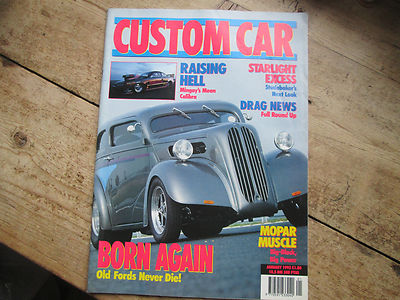 CUSTOM CAR JANUARY 1993 OLD FORDS MOPAR MUSCLE