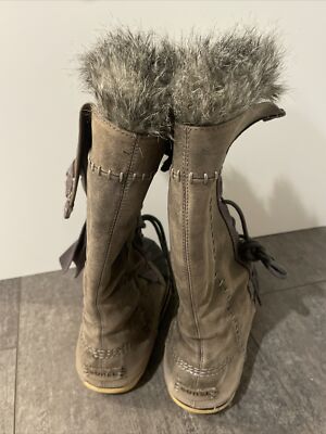 Sorel Boots Womens 7 Cate The Great Tall Shearling Winter Snow