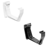 CHOOSE Black White 114mm Fascia Gutter Bracket Square Line Clip