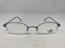 Logo Paris France NY 2430 001 48-22-135 Navy Blue Half Rim Eyeglasses Frame/V32