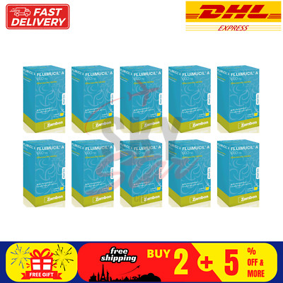 10 X FLUIMUCIL A 600mg Effervescent Tablet 10s Clear Phlegm DHL Express