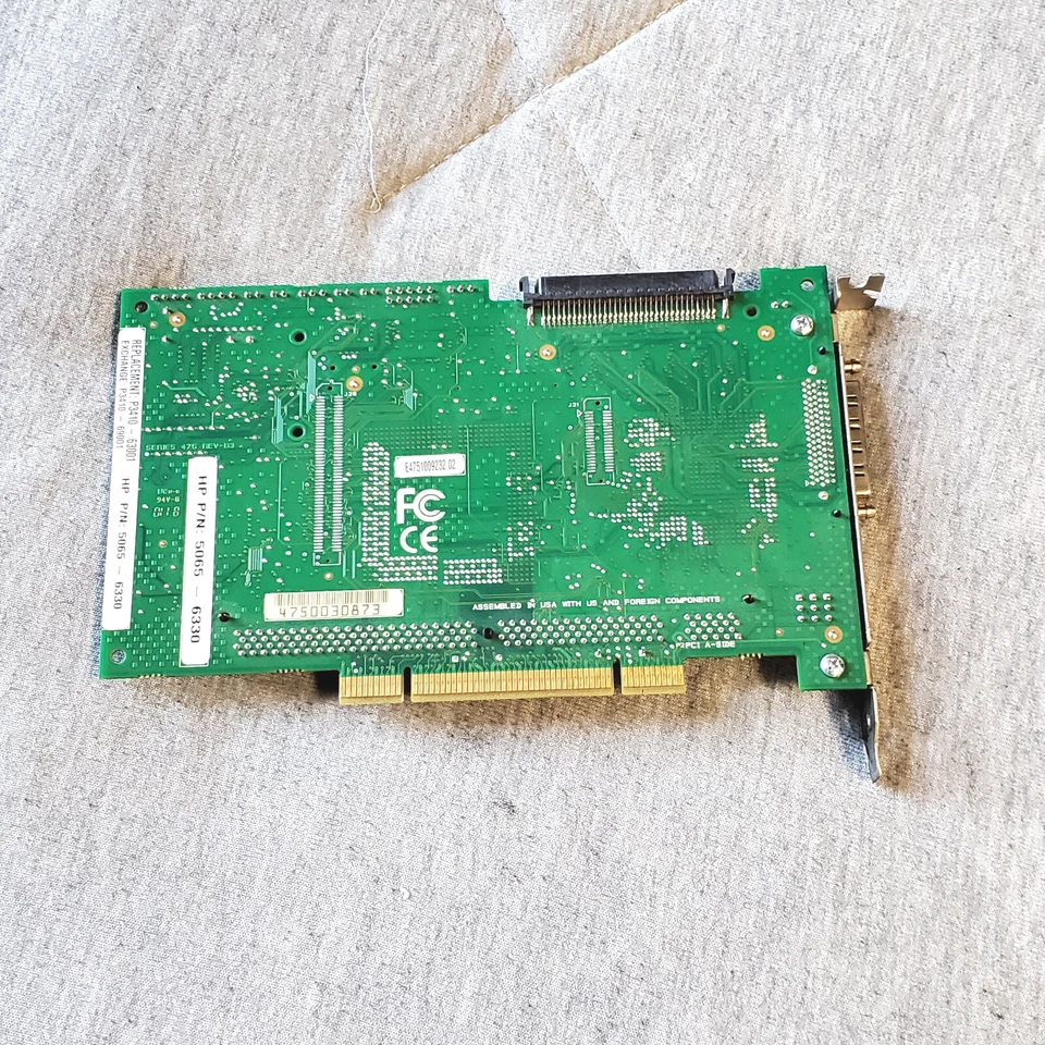 HP P3410-60001 - NetServer NetRaid - vintage SCSI PCI RAID card - 80 pin - Image 2 of 3