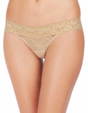 Heidi by Heidi Klum Stretch Lace Thong H37-1176B Toasted Almond 7/L WP1-343