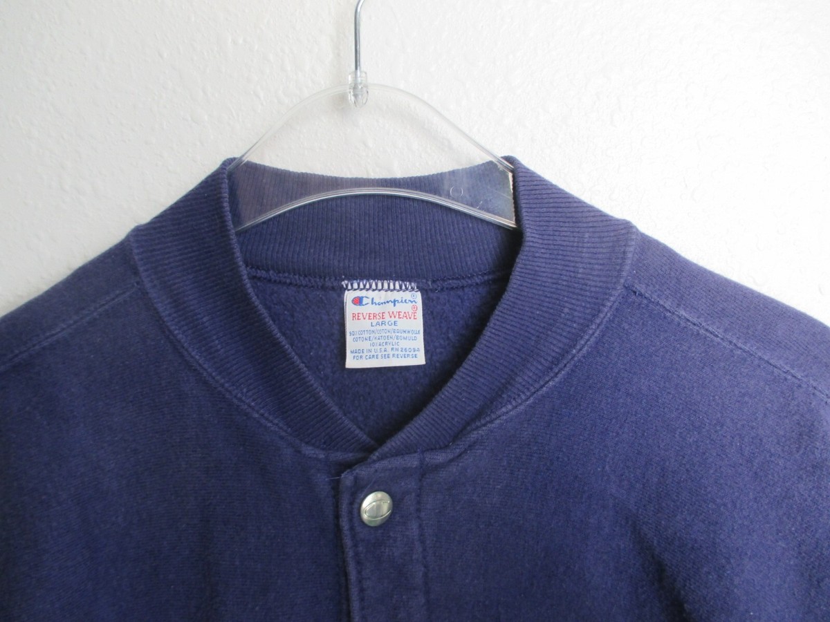 Vintage 1990's Champion Reverse Weave Snap Cardigan Vintage 1990's Champion Reverse Weave Snap Cardigan