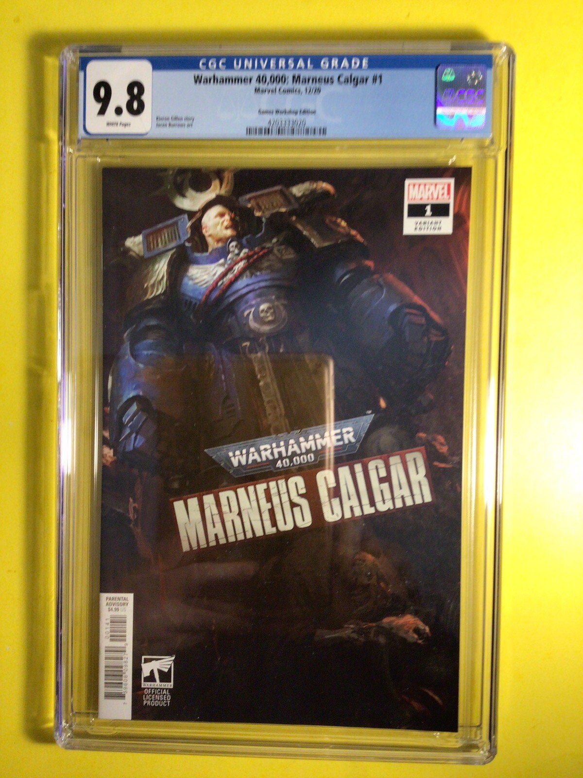 Warhammer 40,000 Marneus Calgar #1 GW Variant CGC 9.8 Rare 40K Marvel 2020