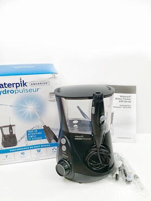 Waterpik WP-662 Aquarius Professional Electric Water flosser 10 Settings  Black