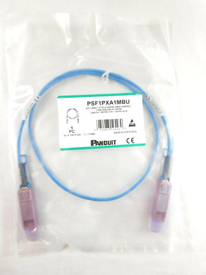PSF1PXA1MBU Panduit SFP+ 10Gig Direct Attach Passive Copper Cable - 1 Meter