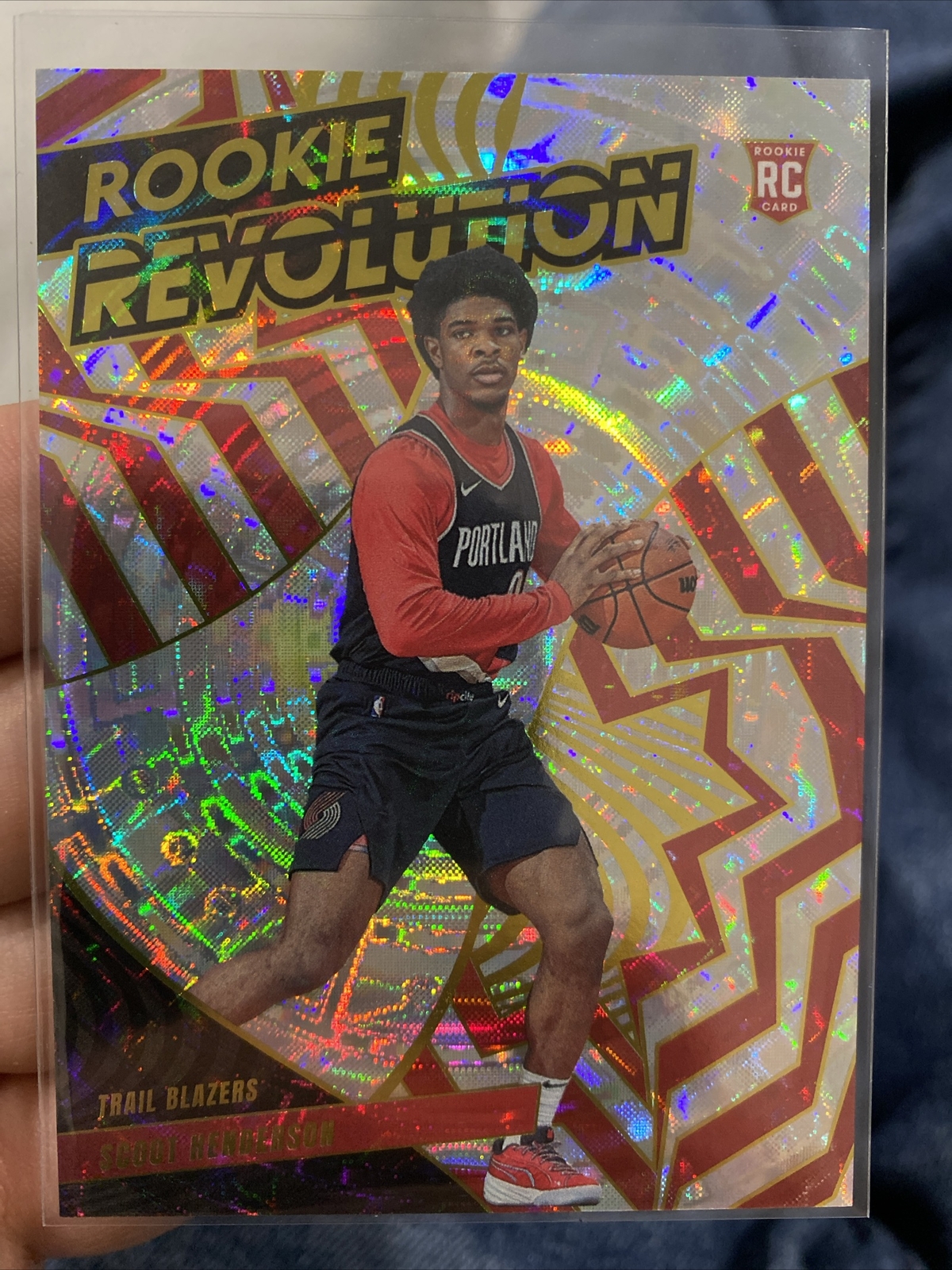 2023-24 Panini Revolution Rookie Revolution Fractal Scoot Henderson #11 🔥💎🏀