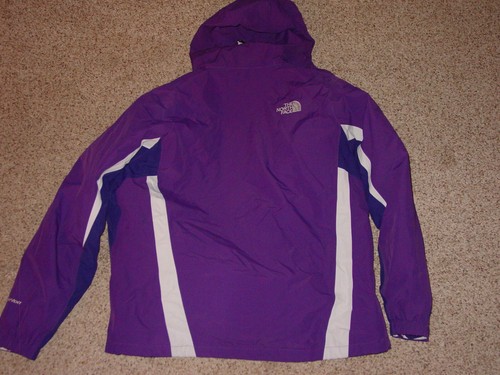 Womens North Face AUKN Purple/White Full Zip Jacket with Liner & Hood! Size XL - Picture 12 of 15