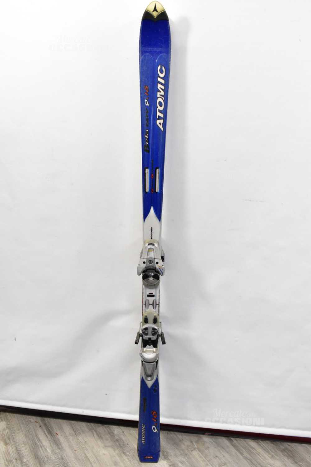 Sci Atomic 9.18 Blu Grigio Attacchi Salomon 170 Cm