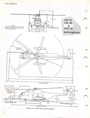 CH-3C, CH-3E, HH-3E Flight Manual Helicopter Manual 1973 (CD