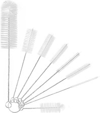 8 Pcs Bottle Cleaner Brush and Straw Cleaner Brush, Long Deep Nylon Bottle Brush