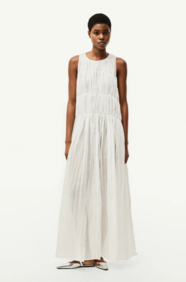 H \u0026 M Ramie maxi dress (White) | eBay