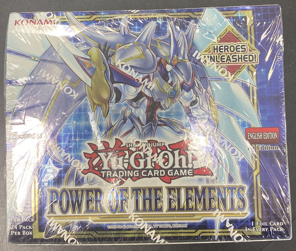 Konami Yu-Gi-Oh! TCG Power of the Elements Booster Box - 24