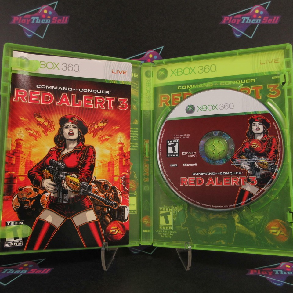 Command & Conquer Red Alert 3 Xbox 360 + Poster - Complete CIB | eBay