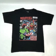 Marvel Comics Group Avengers Escape Impossible Black T-Shirt Men‘s Size M